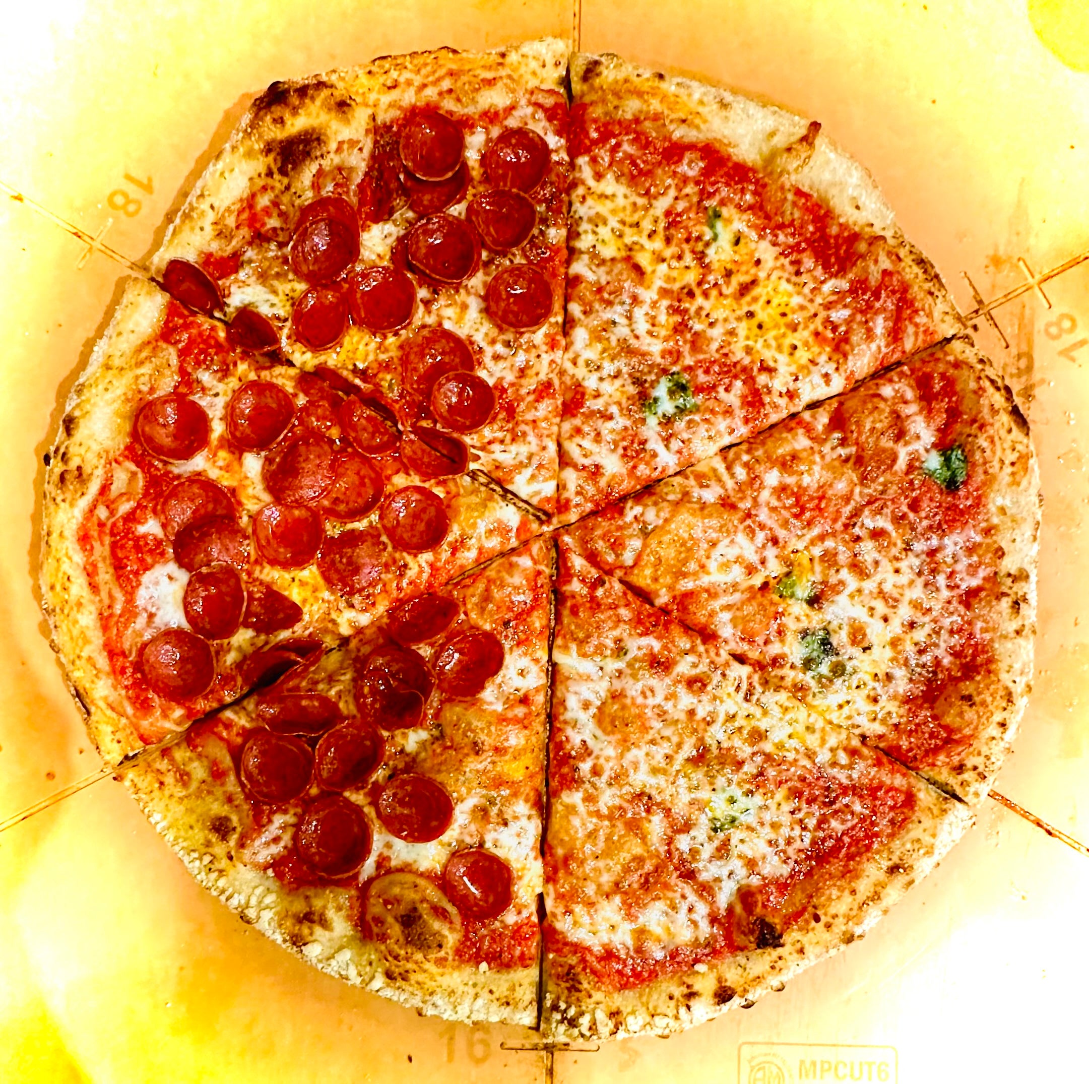 1/2 Cheese 1/2 Pepperoni